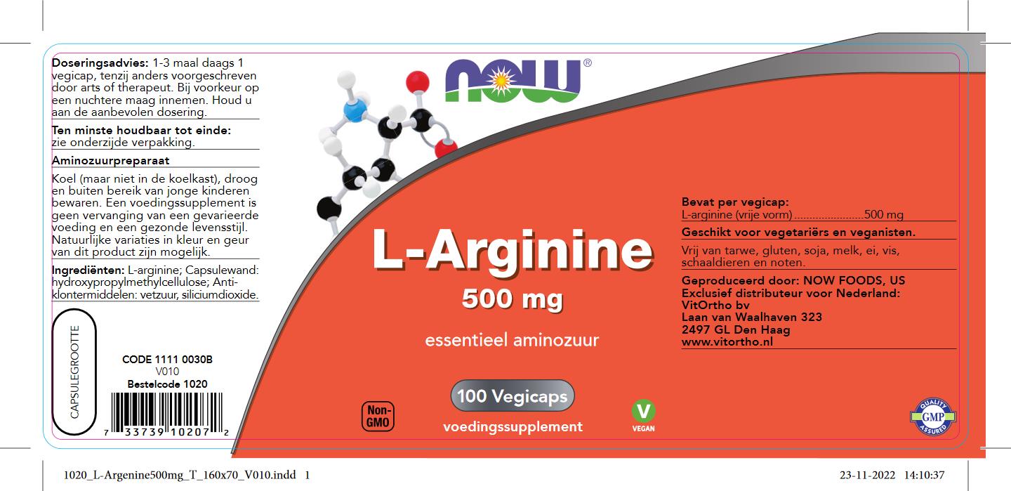 L-Arginine 500 mg