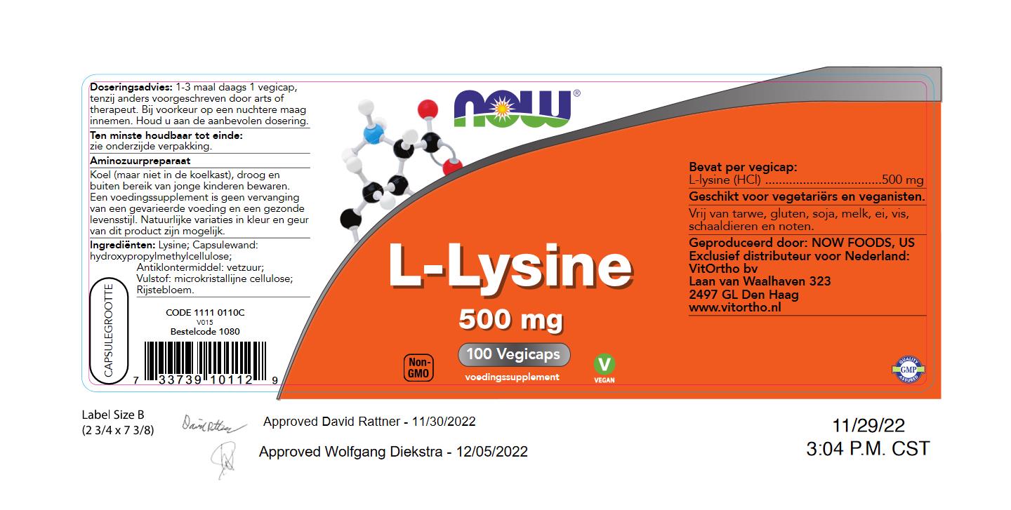 L-Lysine 500 mg