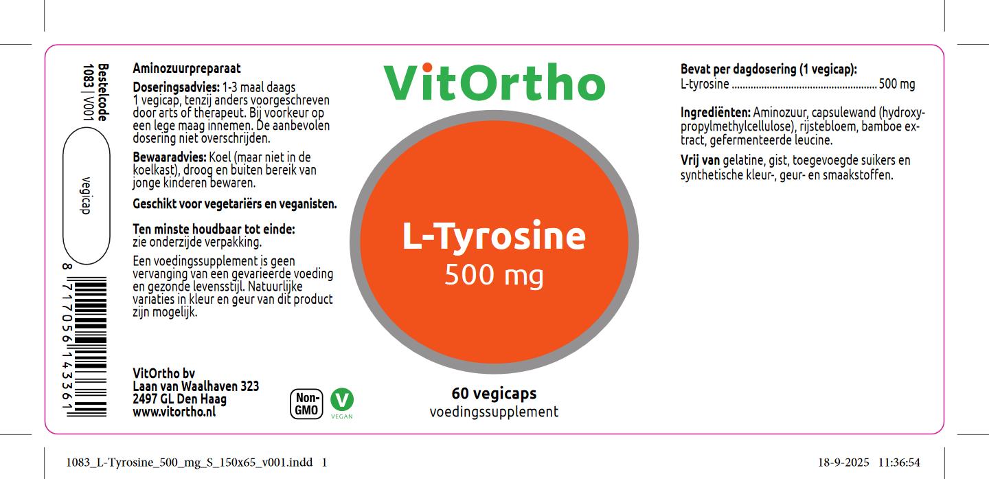 L-Tyrosine 500 mg