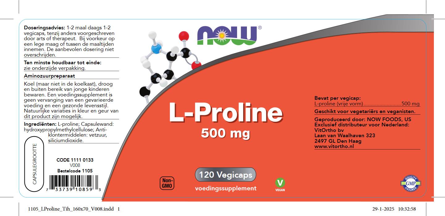 L-Proline 500 mg