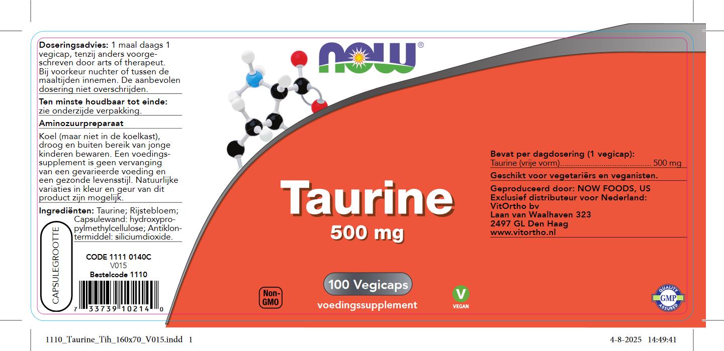 Taurine 500 mg