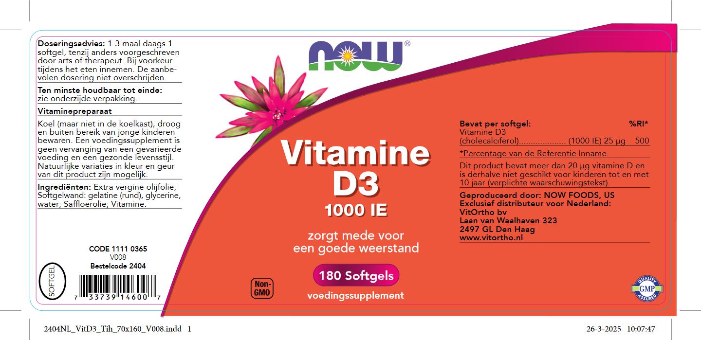 Vitamine D3 1000 IE