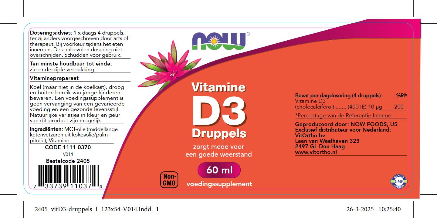 Vitamine D3 druppels