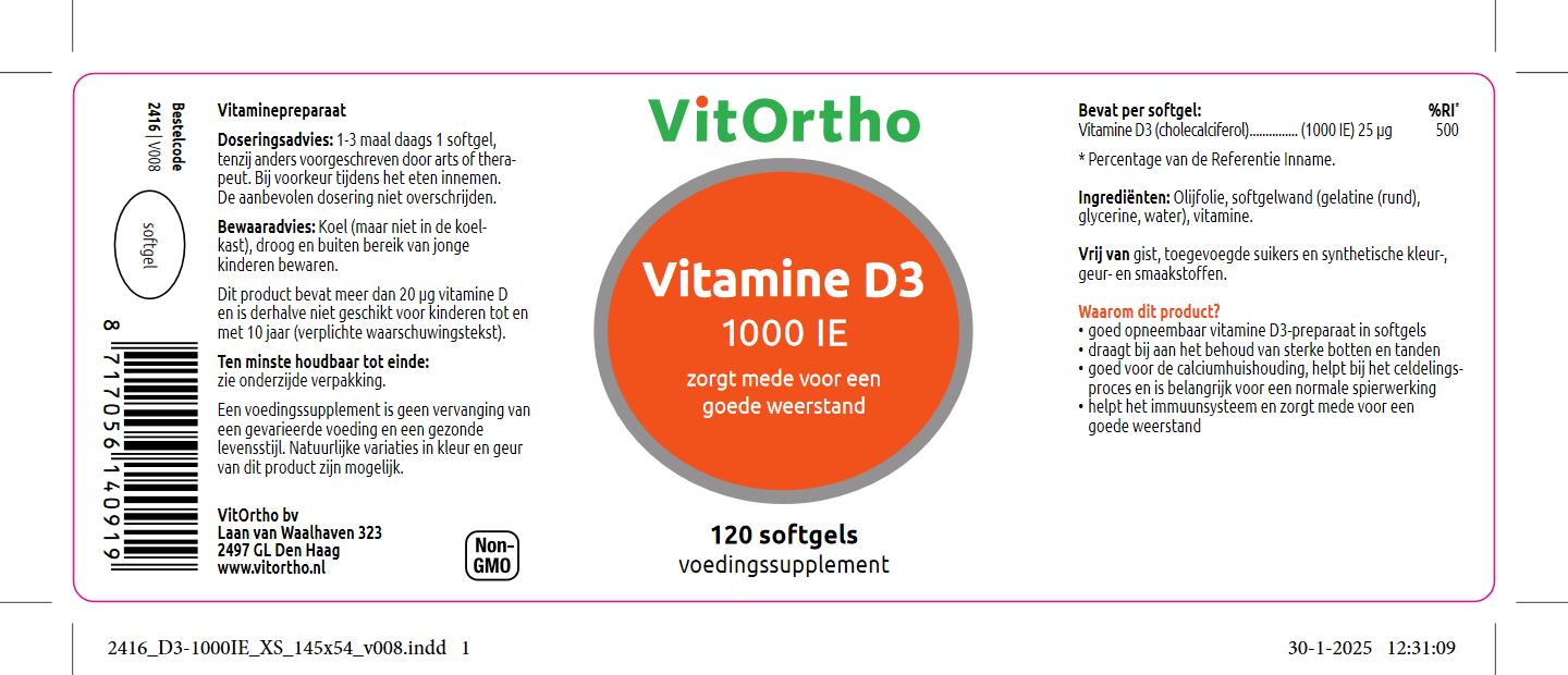 Vitamine D3 1000 IE