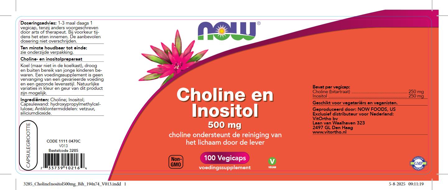 Choline en Inositol 500 mg