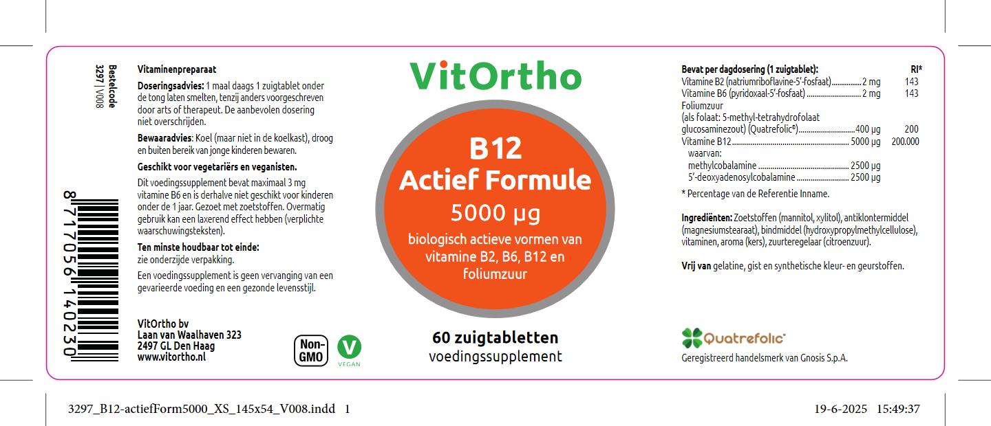 B12 Actief Formule 5000 mcg
