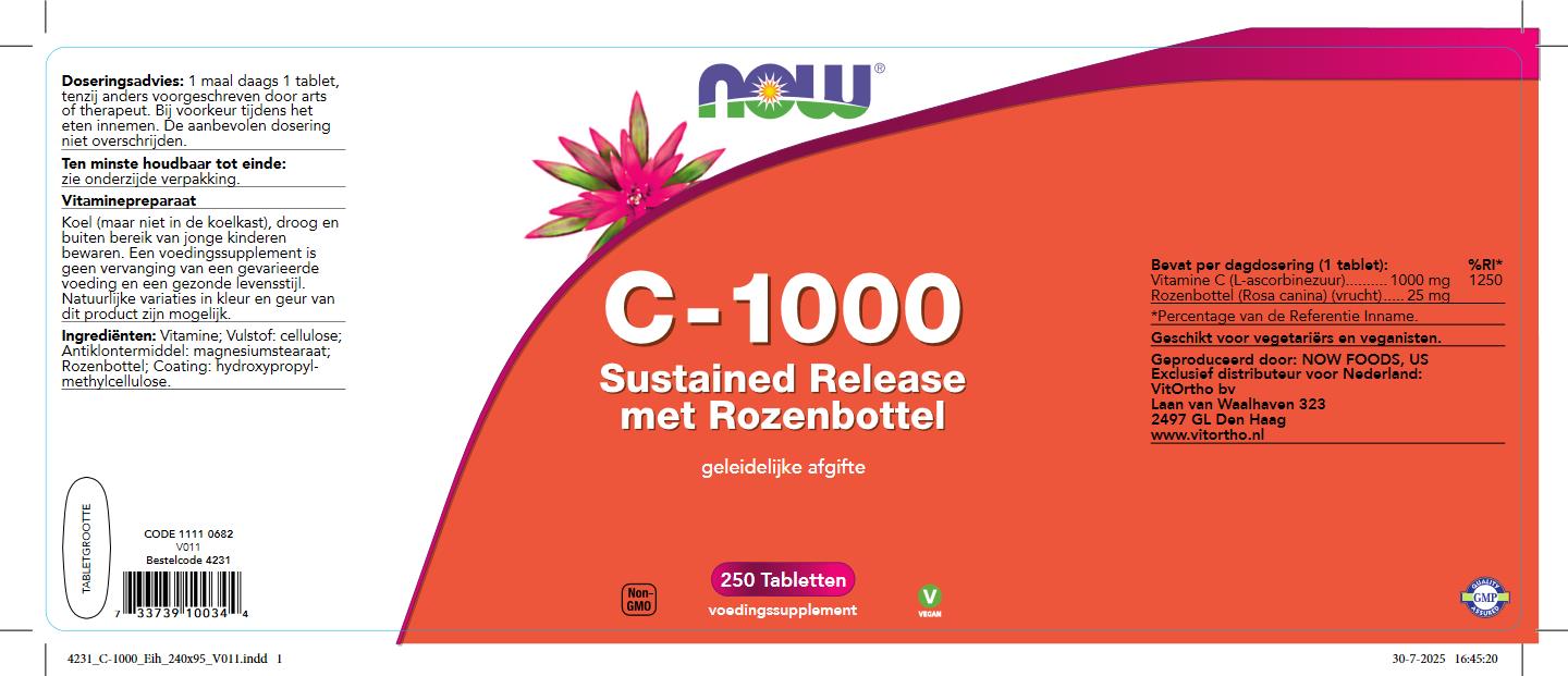C-1000 Sustained Release met Rozenbottel