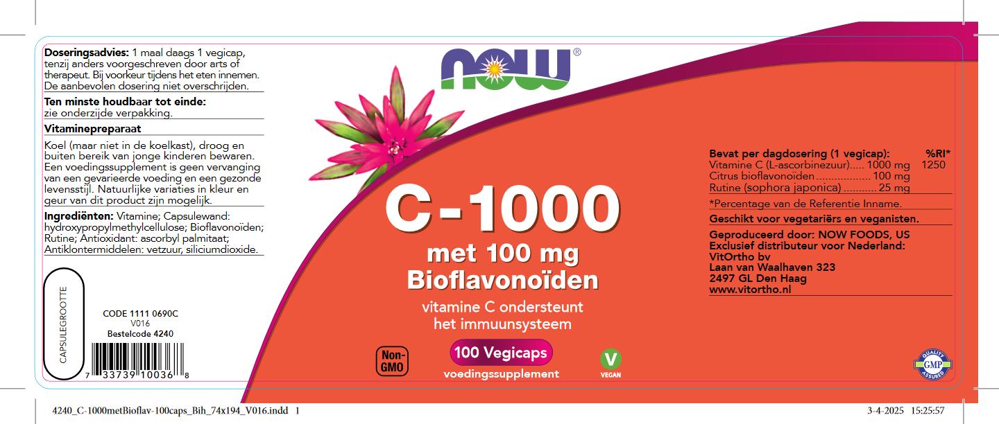 C-1000 met 100 mg Bioflavonoïden