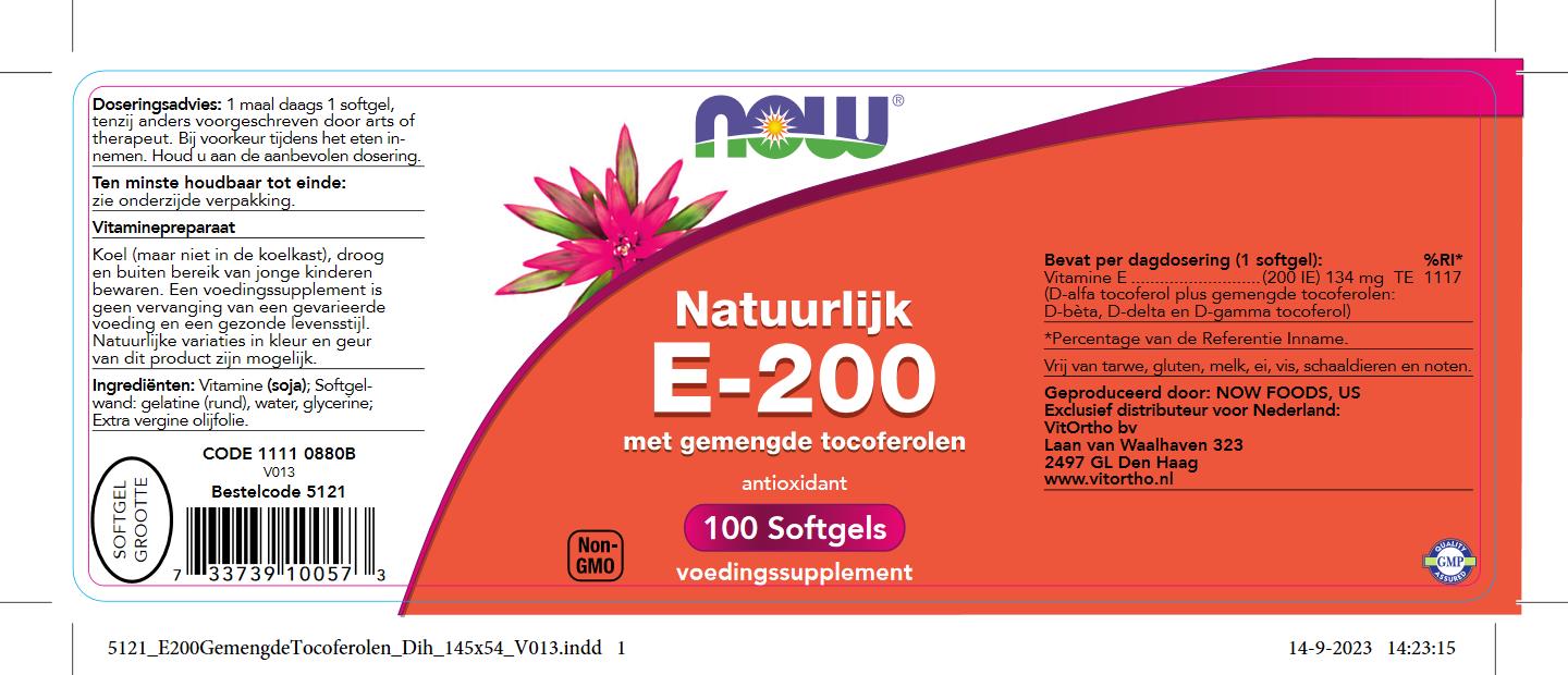 E-200 met gemengde tocoferolen