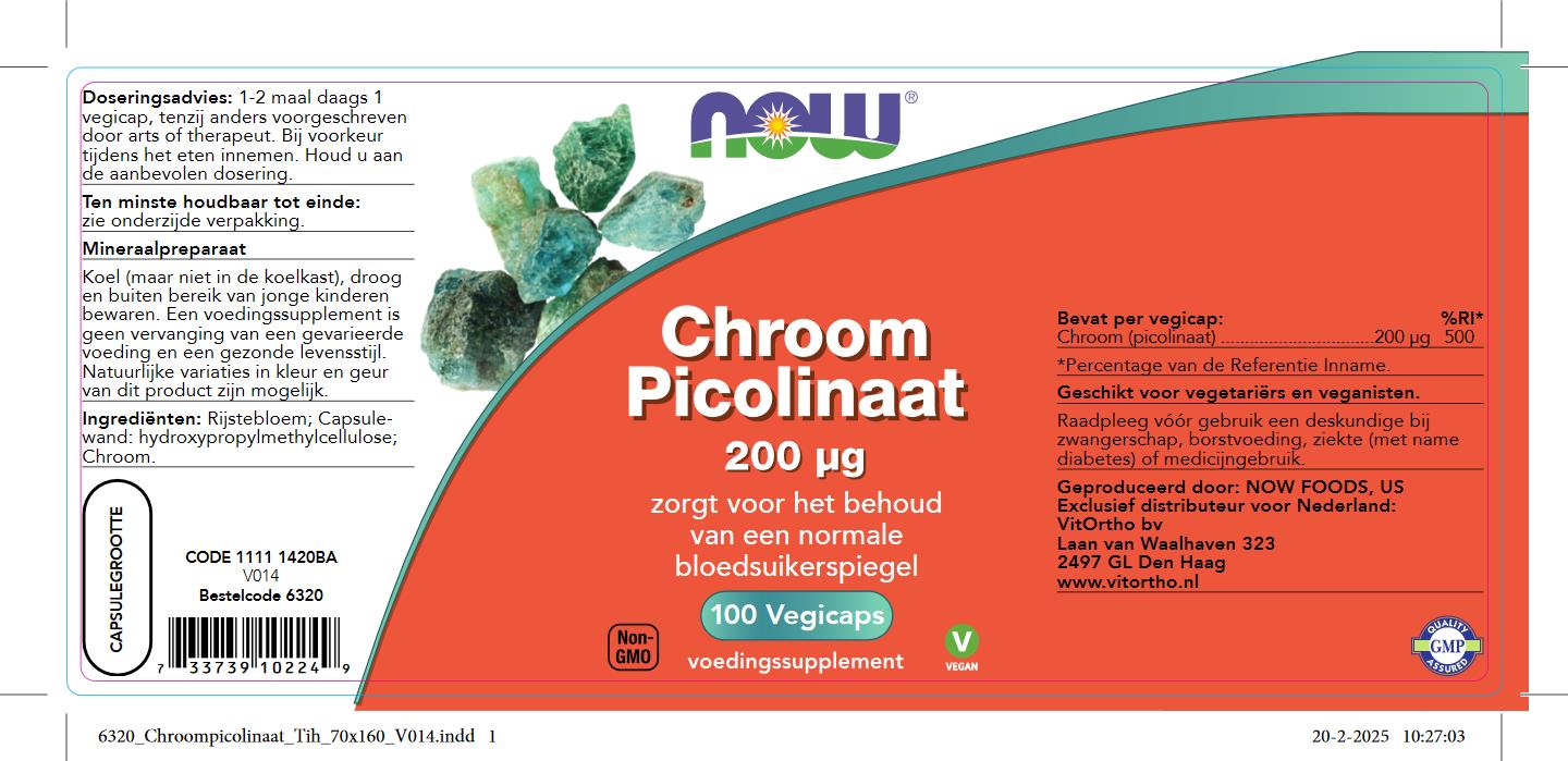 Chroom Picolinaat 200 mcg