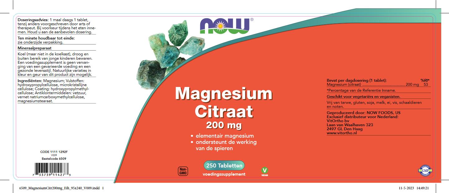 Magnesium Citraat 200 mg