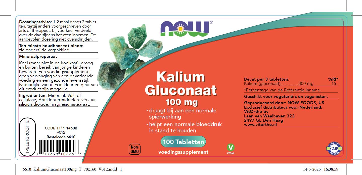 Kalium Gluconaat 100 mg