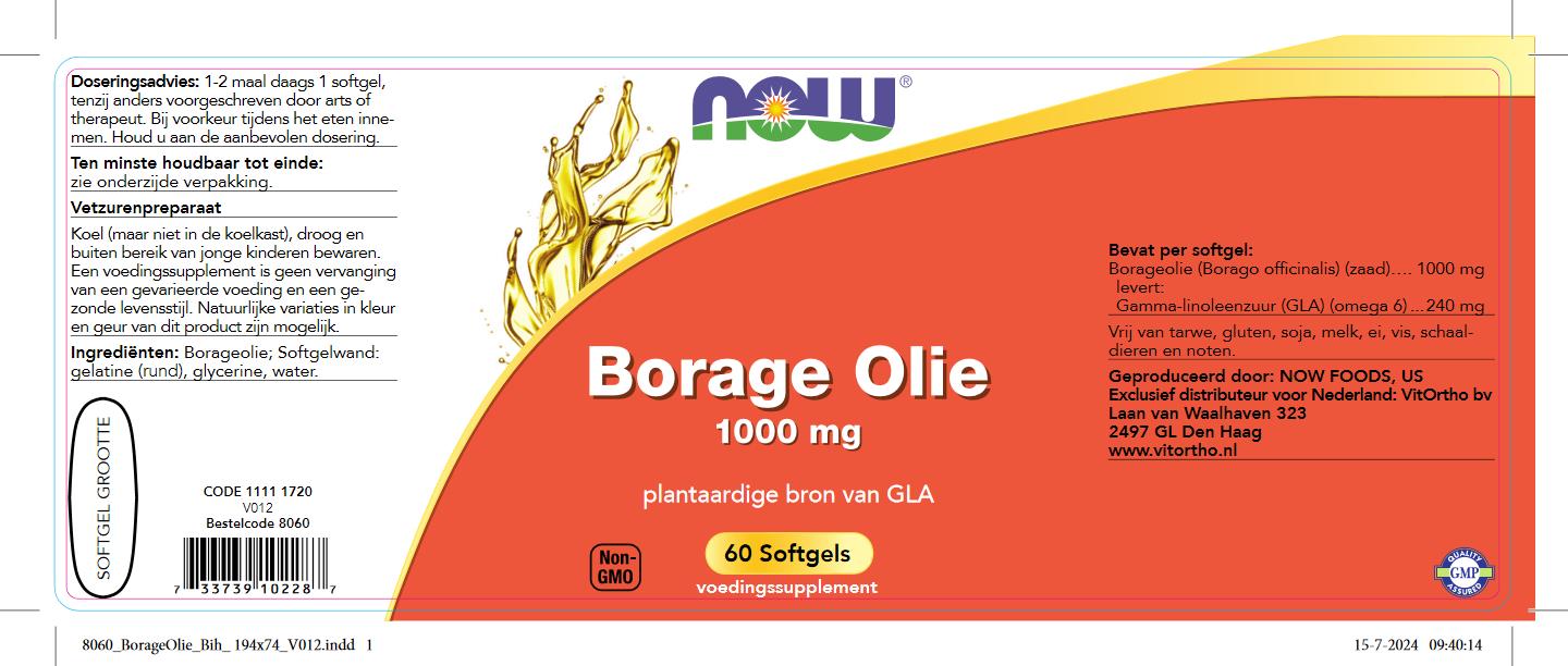 Borage Olie 1000 mg