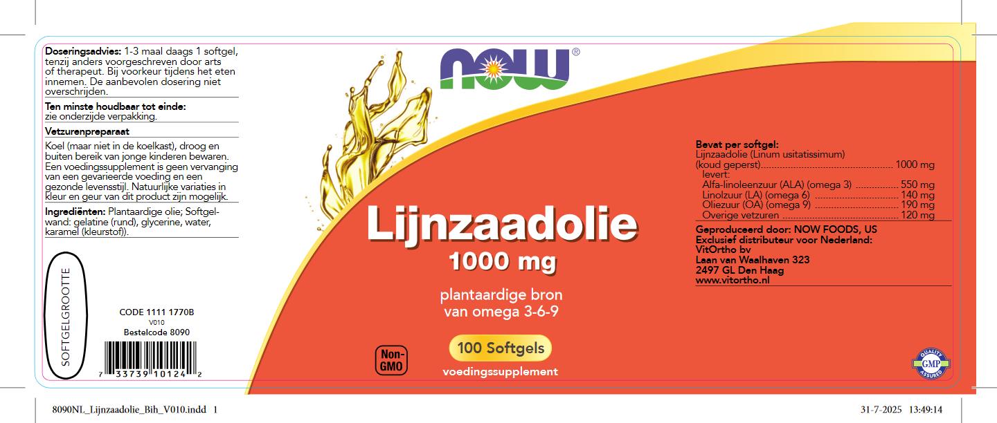 Lijnzaadolie 1000 mg