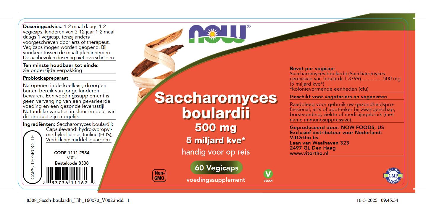 Saccharomyces boulardii 500 mg