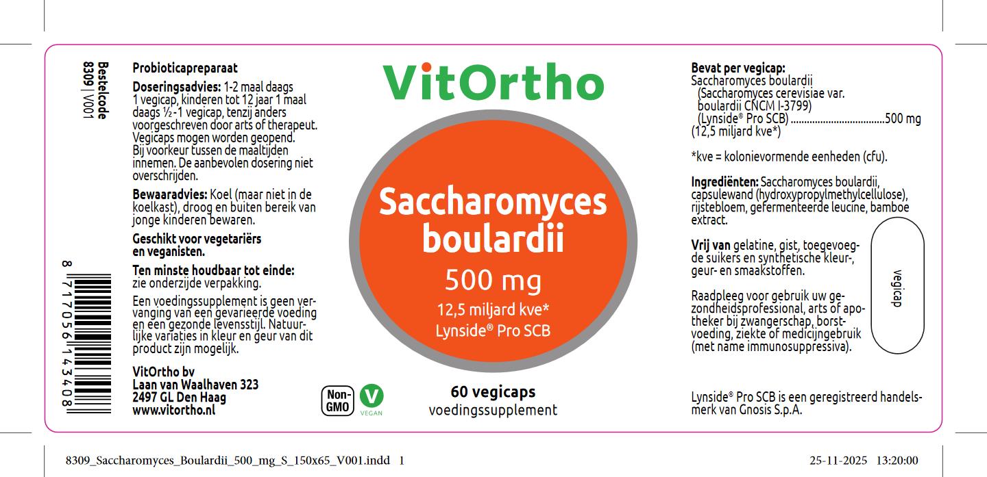 Saccharomyces Boulardii 500 mg
