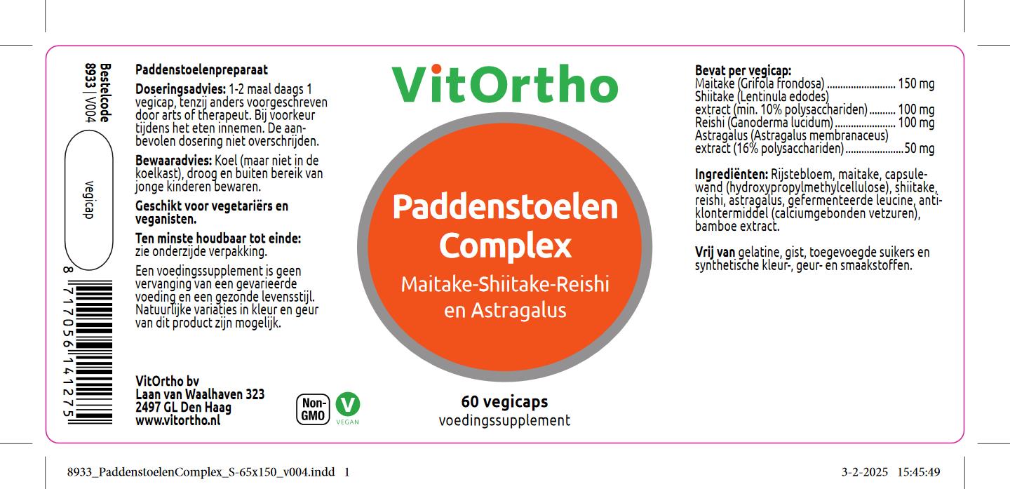 Paddenstoelen Complex Maitake-Shiitake-Reishi