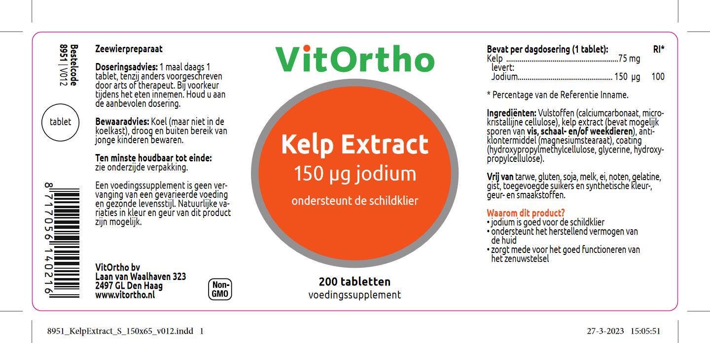 Kelp Extract (150 mcg jodium)