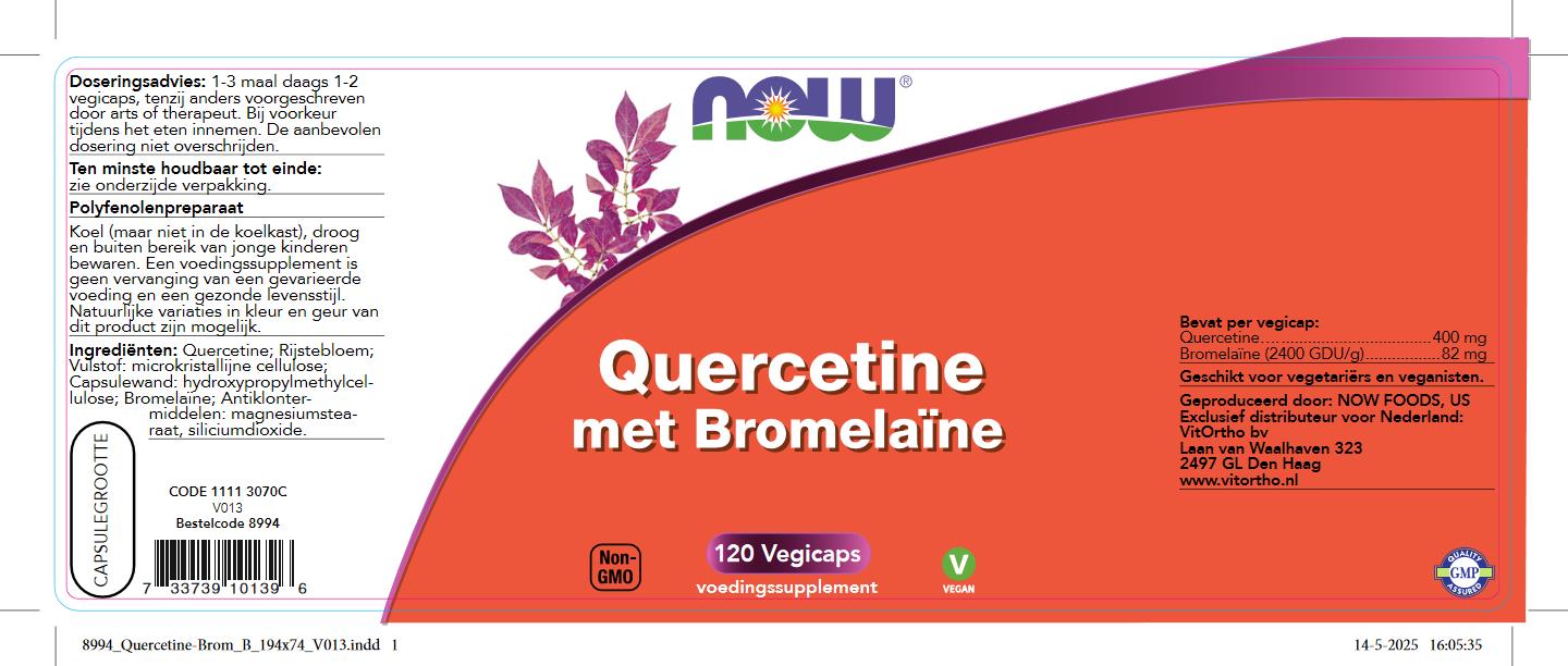Quercetine met Bromelaïne