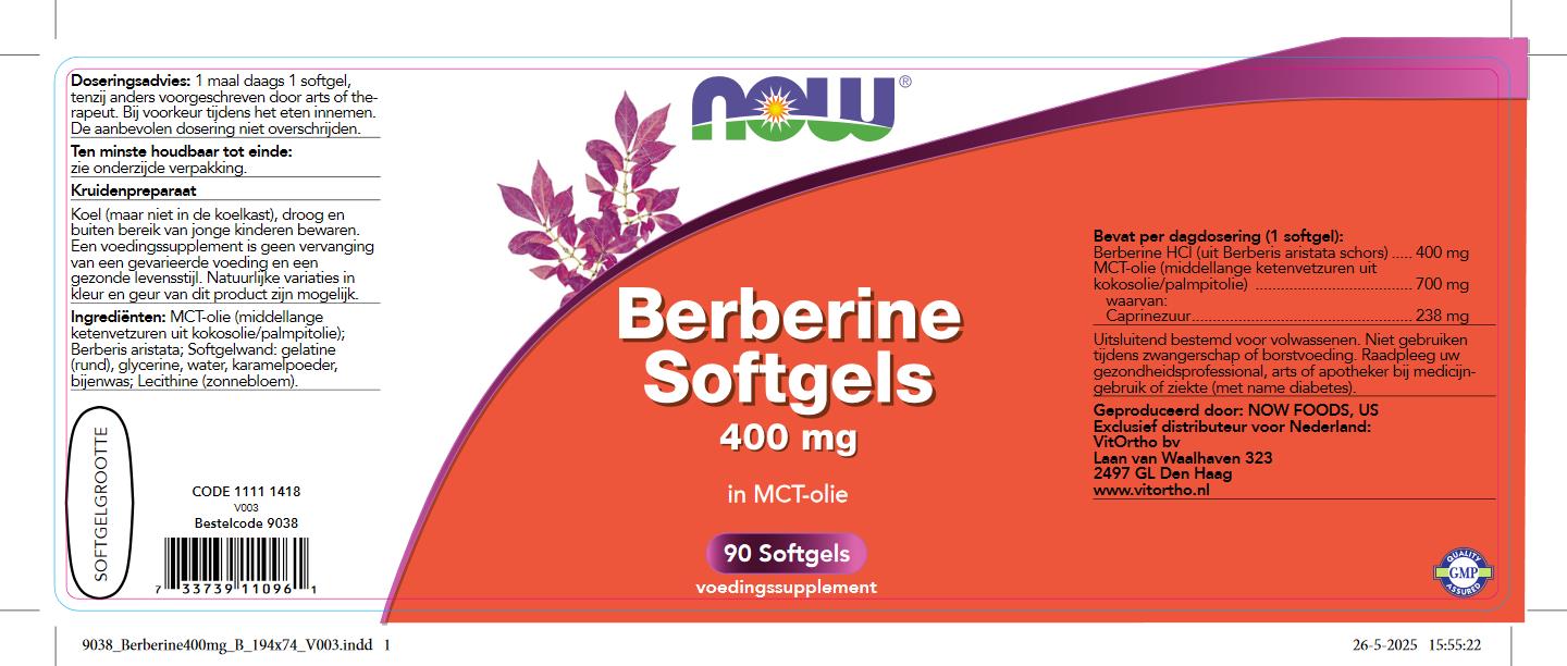 Berberine Softgels 400 mg