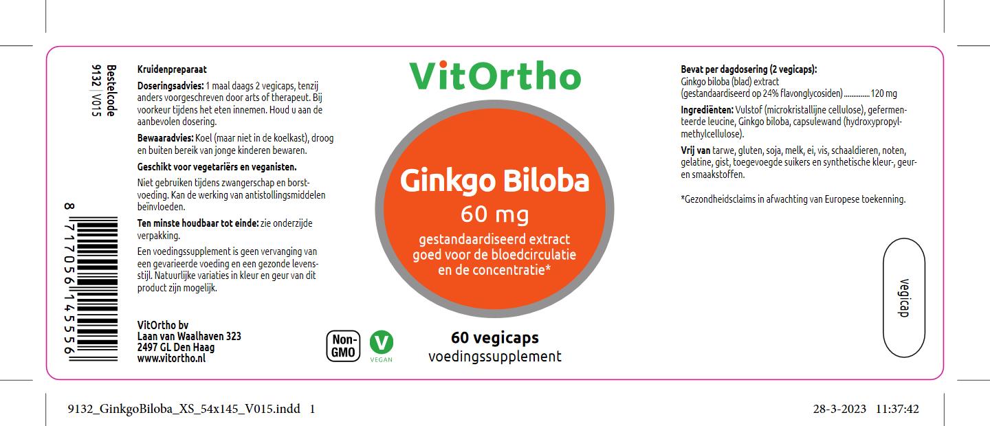 Ginkgo Biloba 60 mg