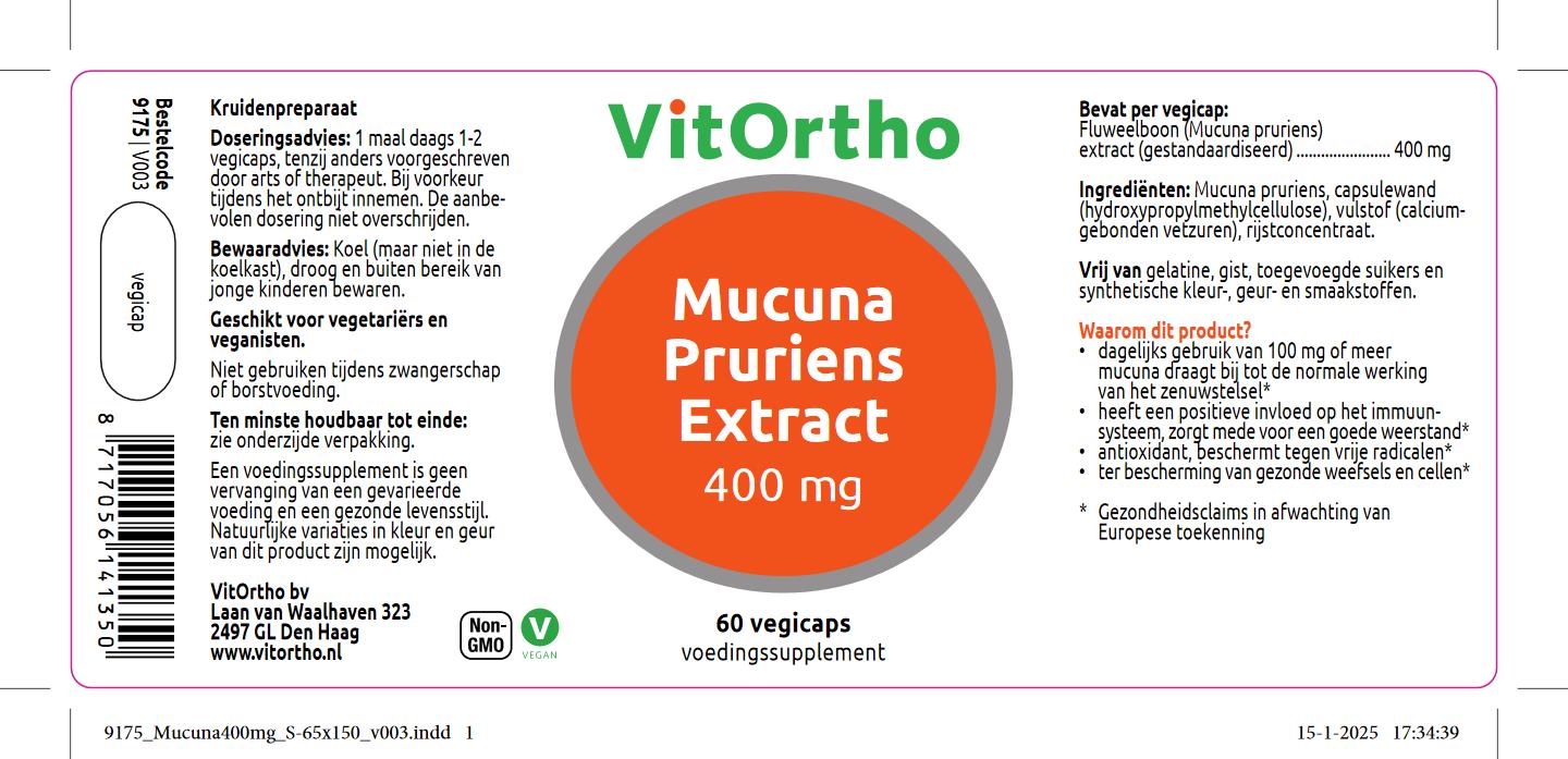 Mucuna Pruriens Extract 400 mg