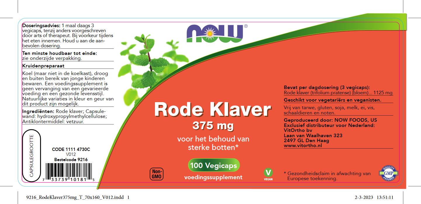 Rode Klaver 375 mg