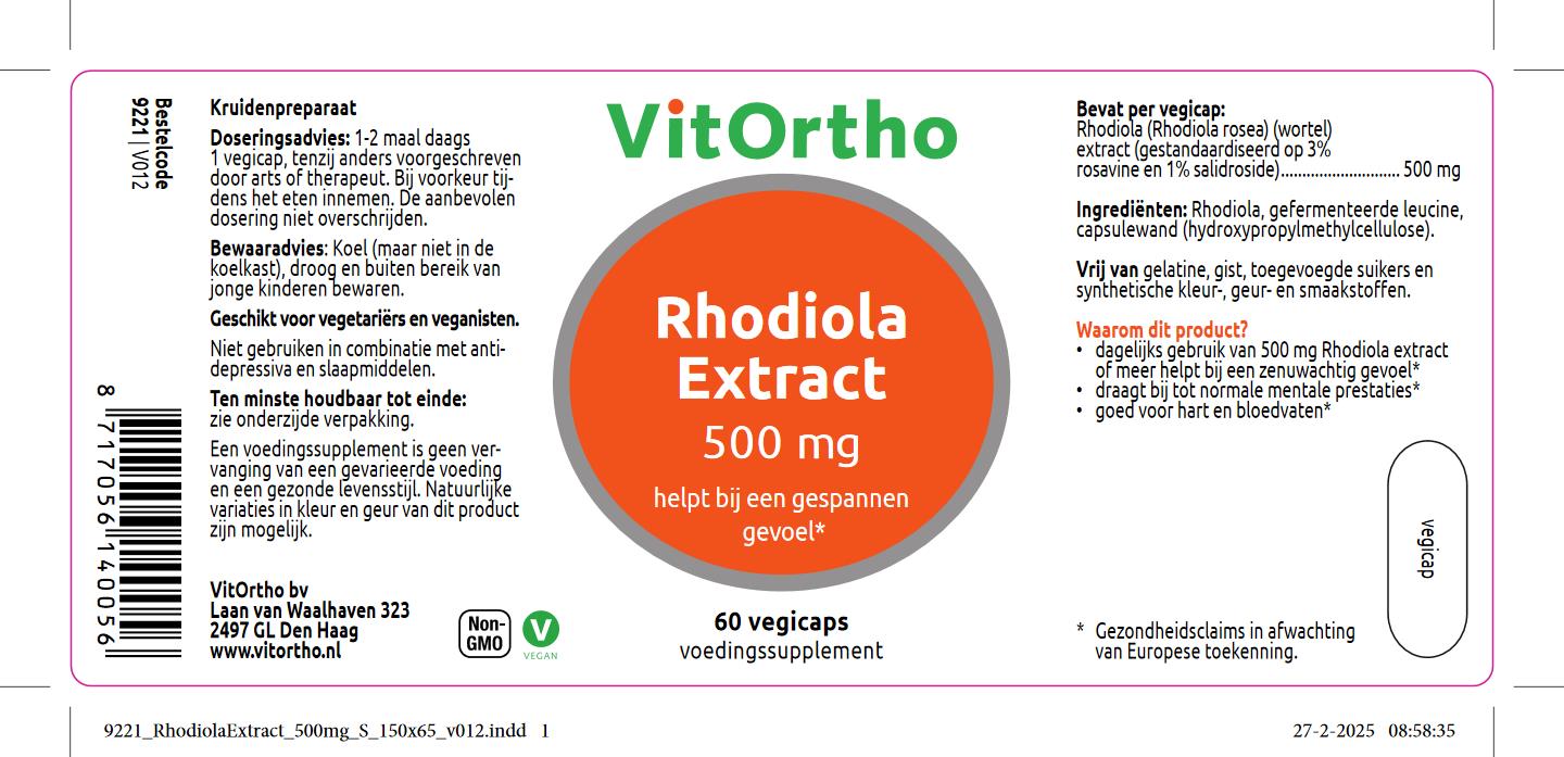 Rhodiola Extract 500 mg